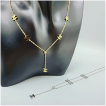 Fashionable stainless steel necklaces for women