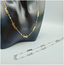 Fashionable stainless steel necklaces for women