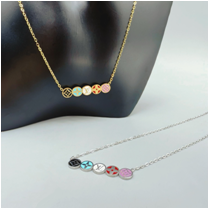 Fashionable stainless steel necklaces for women