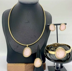 Stainless steel jewelry Necklace Earrings Bangle Ring Wholesale for women