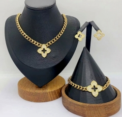 Stainless steel jewelry Necklace Earrings Bangle Wholesale for women