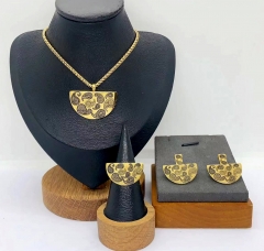 Stainless steel jewelry Necklace Earrings ring Wholesale for women