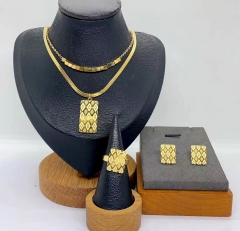 Stainless steel jewelry Necklace Earrings ring Wholesale for women
