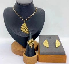 Stainless steel jewelry Necklace Earrings ring Wholesale for women