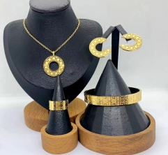 Stainless steel jewelry Necklace Earrings Bangle ring Wholesale for women