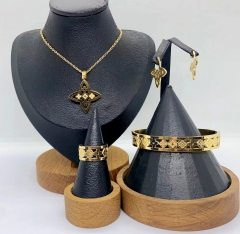 Stainless steel jewelry Necklace Earrings Bangle ring Wholesale for women