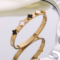 High quality 18K stainless steel  clover VCA Bangles wholesale for women