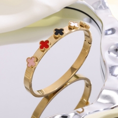 High quality 18K stainless steel  clover VCA Bangles wholesale for women