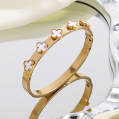 High quality 18K stainless steel  clover VCA Bangles wholesale for women