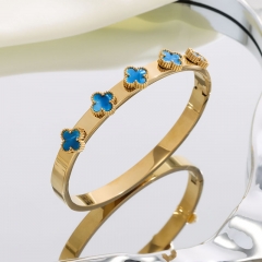 High quality 18K stainless steel  clover VCA Bangles wholesale for women