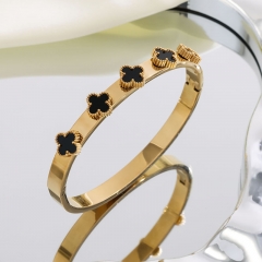 High quality 18K stainless steel  clover VCA Bangles wholesale for women