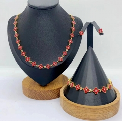 Stainless steel jewelry Necklace Earrings Bangle Wholesale for women
