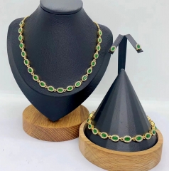 Stainless steel jewelry Necklace Earrings Bangle Wholesale for women