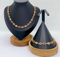 Stainless steel jewelry Necklace Earrings Bangle Wholesale for women