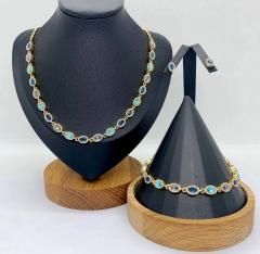 Stainless steel jewelry Necklace Earrings Bangle Wholesale for women