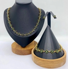 Stainless steel jewelry Necklace Earrings Bangle Wholesale for women