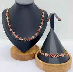 Stainless steel jewelry Necklace Earrings Bangle Wholesale for women