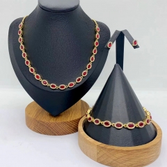 Stainless steel jewelry Necklace Earrings Bangle Wholesale for women