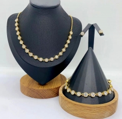 Stainless steel jewelry Necklace Earrings Bangle Wholesale for women