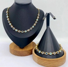 Stainless steel jewelry Necklace Earrings Bangle Wholesale for women