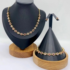 Stainless steel jewelry Necklace Earrings Bangle Wholesale for women