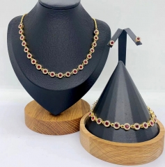Stainless steel jewelry Necklace Earrings Bangle Wholesale for women