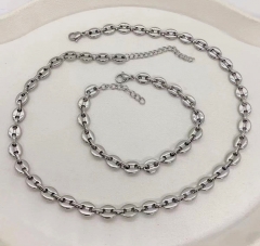 Stainless steel jewelry Necklace bracelet Wholesale for women