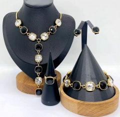 Stainless steel jewelry Necklace Earrings bracelet ring Wholesale for women