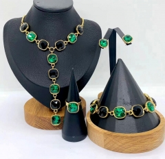 Stainless steel jewelry Necklace Earrings bracelet ring Wholesale for women