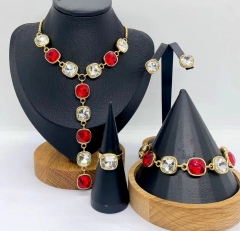 Stainless steel jewelry Necklace Earrings bracelet ring Wholesale for women