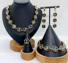 Stainless steel jewelry Necklace Earrings bracelet ring Wholesale for women