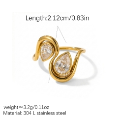 Stainless steel jewelry women ring wholesale