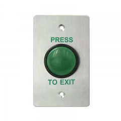 Metal outdoor waterproof exit button