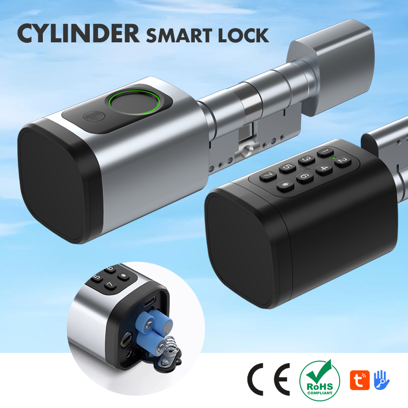 Smart Cylinder lock widely used in apartment, family, office etc.
