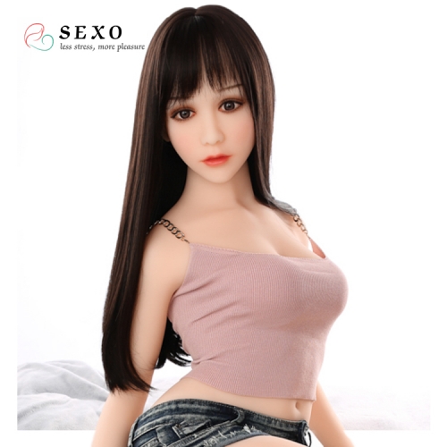 SEXO 157cm Japanese small breast teen long leg lifelike dolls the silver doll