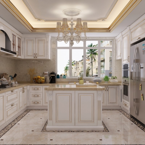 Modern Simple European Style Kitchen Cabinet Made in China