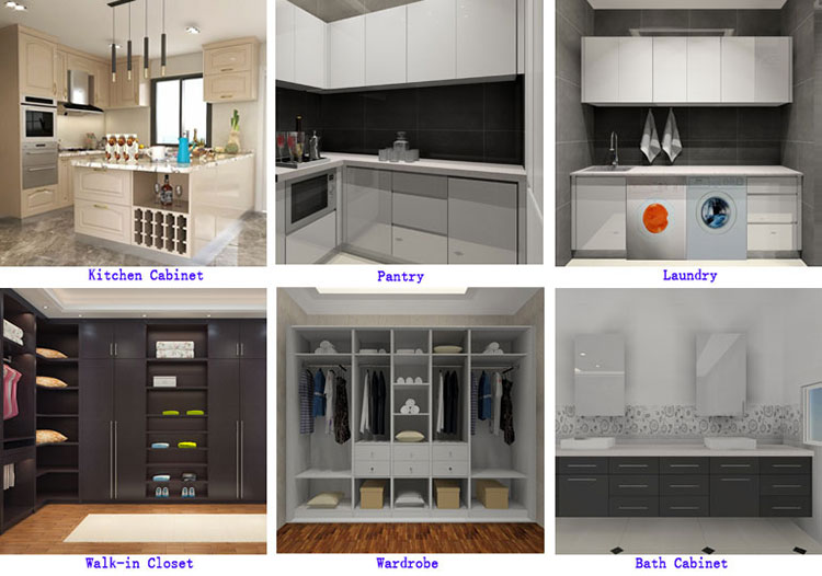 kitchen cabinet and wardrobe