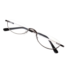 CGID New Fashion Semi-Rimless  Reading Glasses, Computer Readers for Men and Women
