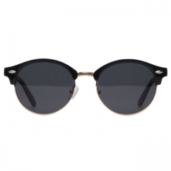 CGID Classic Unisex Mirrored Polarized Semi-Rimless Sunglasses