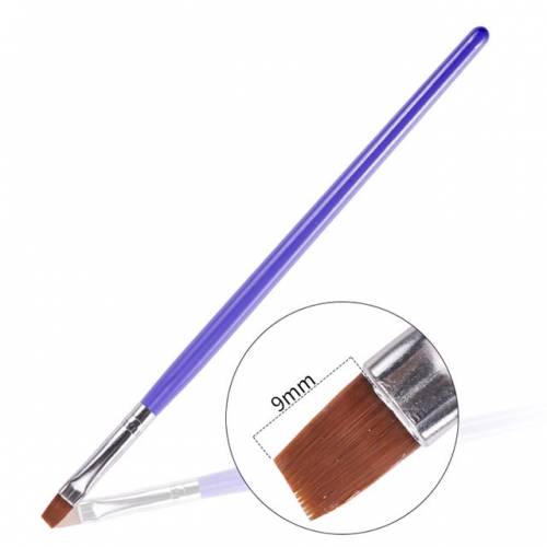 FNB-24  1pc Nail Art Brush Crystal Rhinestone UV Gel Polish Painting UV Gel Polish Pen Tips Tools DIY Manicure