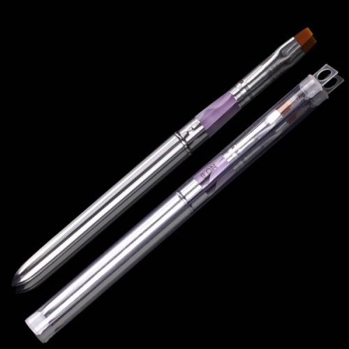 W55-1  purple design nailart brushes