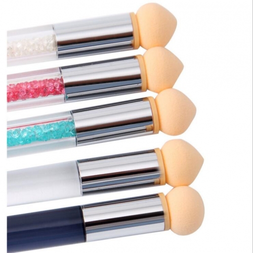 NBS-86 Sponge Double Headed Nail Art Acrylic Gradient Shading Pen Nail Powder Brush