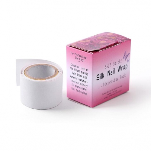 POT-14 Silk Protector Wrap Fiberglass Reinforce 3*100cm White UV Gel Acrylic
