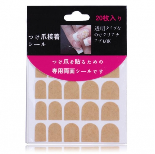 POT-30 Double-sided Nail Tips Glue Self Adhesive Sticky Sticker for False Nails Nail Art