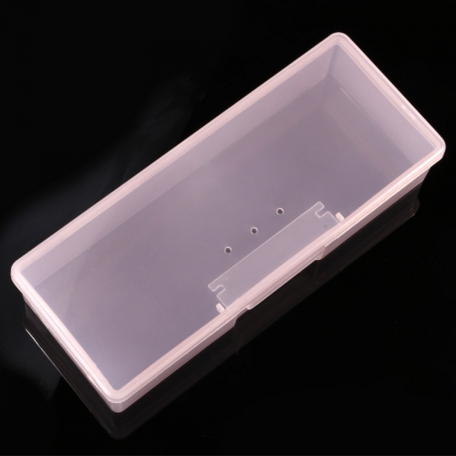 NAC-72 1pc Plastic Transparent Manicure Tool Nail Art Empty Container