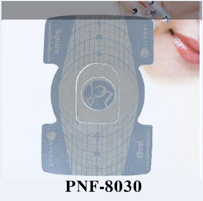 PNF-8030 500pcs/set Professional Nail Forms Self-Adhesive Nail Art Paper Tray Guider Sticker