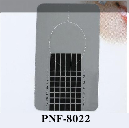 PNF-8022 500Pcs/Roll Sliver Nail Art Sculpting Extension Nail Forms Guide Sticker Acrylic Tape UV Gel