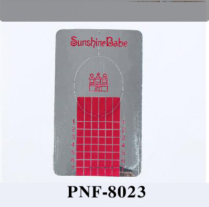 PNF-8023 500Pcs/Roll Red Nail Art Sculpting Extension Nail Forms Guide Sticker Acrylic Tape UV Gel