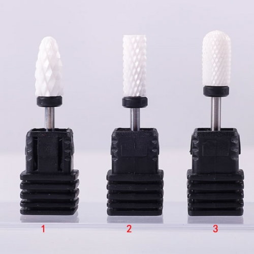 NDB-47 3/32'' Black Milling Cutter All For Manicure Machine Ceramic Electric