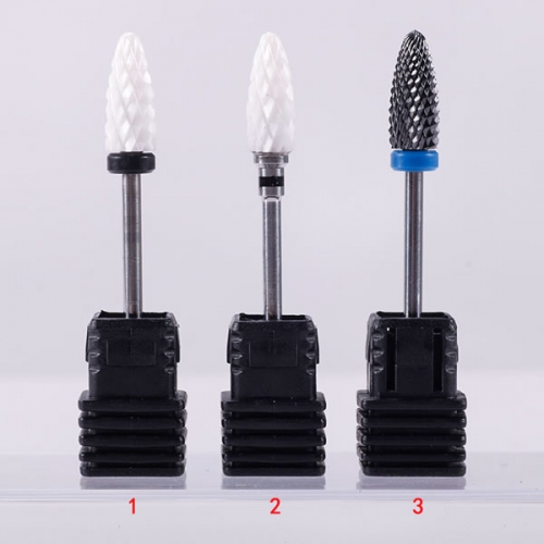 NDB-58 3Types Ceramic Torch Nail Drill Bit Milling Cutter Electric Rotary Nail File